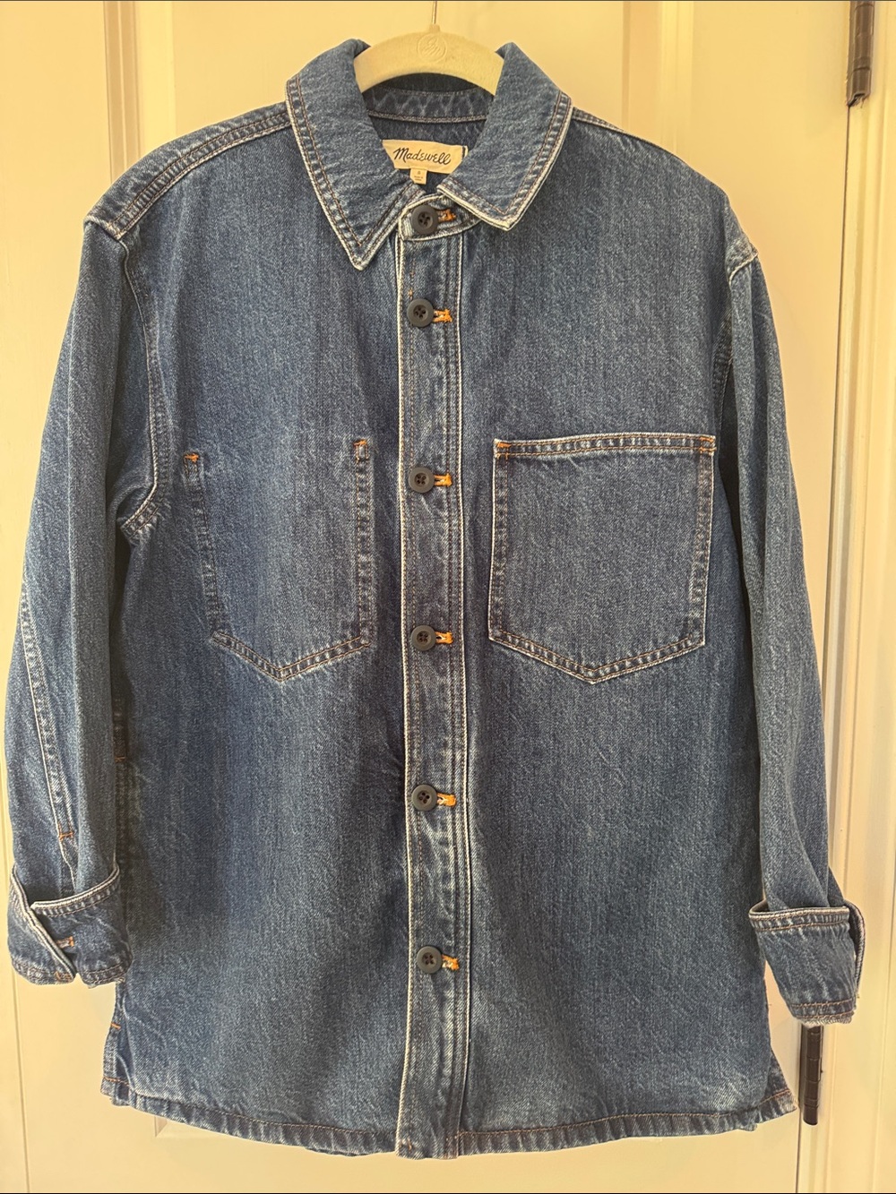 Madewell Denim Button-Front Shirt Jacket